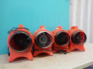 Qty Of (4) Allegro Model 9539-08 115VAC Single Phase Blowers **LOCATED IN EDMONTON**