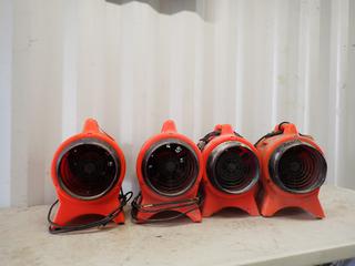 Qty Of (4) Allegro Model 9539-08 115VAC Single Phase Blowers *Note: (1) May Requires Repairs* **LOCATED IN EDMONTON**