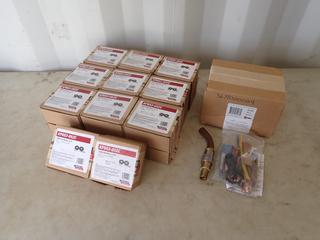 Qty Of (20) Lincoln Electric KP653-052C Drive Roll Kits c/w (2) Miller SXA Curved Nozzle Kits **LOCATED IN EDMONTON**