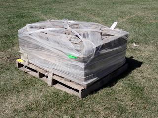 Qty Of 4.5in X 4.5in X 2.5in And 4.5in X 2.5in X 2.5in Cobble Circle Concrete Stones **LOCATED IN EDMONTON**