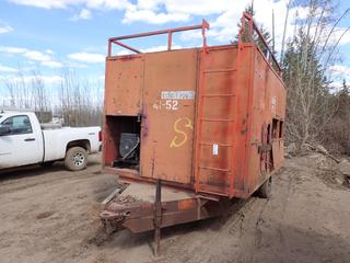 12ft X 8ft S/A Hotbox Trailer c/w Isuzu 1.642L Diesel And (2) Beckett 115V Kerosene Heaters. *Note: Working Condition Unknown* **LOCATED @ 1 SUNSET BOULEVARD, FORT MCMURRAY, AB**