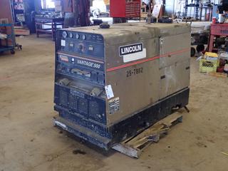 Lincoln Electric Vantage 500 120/240V 1/3-Phase Welder c/w Cummins 3.26L Diesel Engine. Showing 54hrs. *Note: Running Condition Unknown* **LOCATED @ 1 SUNSET BOULEVARD, FORT MCMURRAY, AB**