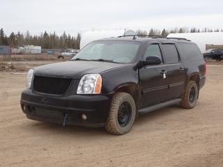 2009 GMC Yukon 4X4 SUV c/w 5.3L, A/T, Power Sunroof And 265/65R17 Tires. Showing 533,943kms. VIN 1GKFK16389J101729 *Note: Front Fender And Bumper Damaged* **LOCATED AT LOT 2 AB-69, FORT MCMURRAY, AB**