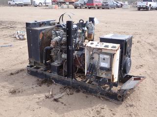 ISUZU Skid Mtd. Genset w/ Diesel Engine *Note: Running Condition Unknown* **LOCATED @ 1 SUNSET BOULEVARD, FORT MCMURRAY, AB**
