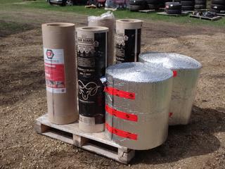 Qty Of (4) Rolls Of Ram Board And (2) Rolls Of Insulation **LOCATED IN EDMONTON**