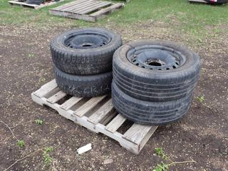 (2) Bridgestone 235/60R17 Tires w/ 6-Bolt Rims And (2) Michelin 235/60R17 Tires w/ 6-Bolt Rims **LOCATED IN EDMONTON**