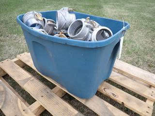 Qty Of Goodyear 4in Caps And Camlock Couplers **LOCATED IN EDMONTON**