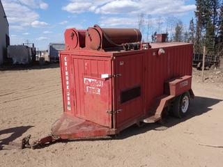 Chinook 800D T/A Heater Trailer c/w ISUZU 1.49L Diesel, Pintle Hitch And 700-15LT Tires. *Note: (2) Tires Missing, Buyer Responsible For Removal* **LOCATED @ 1 SUNSET BOULEVARD, FORT MCMURRAY, AB**