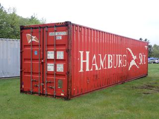 2015 40ft High Cube Storage Container. SN SUDU587730 *Note: Buyer Responsible For Removal* **LOCATED @ EDMONTON YARD**
