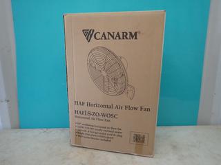Unused Canarm HAF 120V 18in Horizontal Air Flow Fan **LOCATED @ EDMONTON YARD**