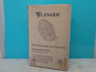 Unused Canarm HAF 120V 18in Horizontal Air Flow Fan **LOCATED @ EDMONTON YARD**