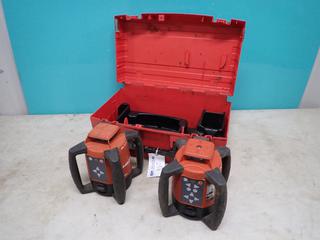 Hilti PR25 And PR20 Rotary Laser Levels **LOCATED @ EDMONTON YARD**
