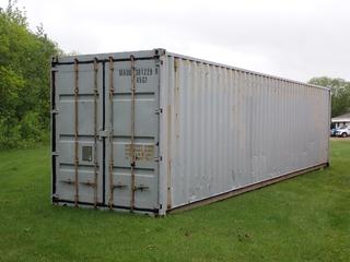 2010 40ft High Cube Storage Container. SN MAUU3012299 *Note: Buyer Responsible For Removal* **LOCATED @ EDMONTON YARD**