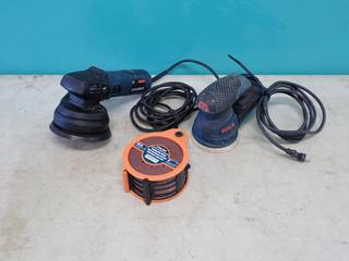 (2) Bosch Sanders c/w Rok 5in Sanding Discs **LOCATED @ EDMONTON YARD**