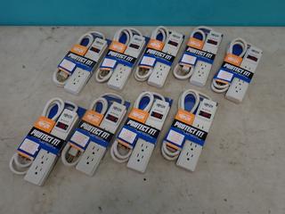 Qty Of Tripp-Lite Surge Protection 4ft Cord Outlets **LOCATED @ EDMONTON YARD**