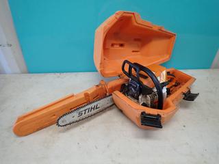 STIHL Model 025 16in Chainsaw c/w 45cc Engine And Case **LOCATED @ EDMONTON YARD**