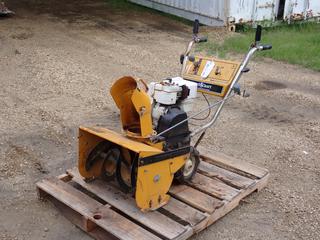 Mastercraft Model 310205515 Snow Blower w/ Briggs & Stratton 4hp Gas Engine. *Note: Pulls Over, Running Condition Unknown* **LOCATED @ EDMONTON YARD**