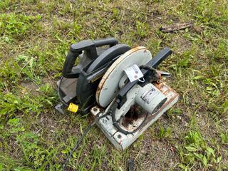 Makita 2414 14in Cut Off Saw *Note: Buyer Responsible For Removal* **LOCATED NEAR COLD LAKE, AB FOR MORE INFO CONTACT KIRK @780-826-8558**