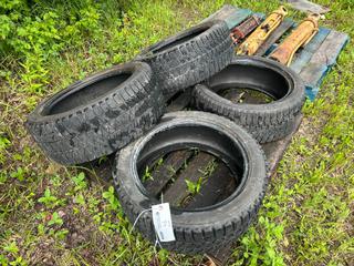 (4) Bridgestone Blizzak DM-V2 225/45R17 Winter Tires *Note: Buyer Responsible For Removal* **LOCATED NEAR COLD LAKE, AB FOR MORE INFO CONTACT KIRK @780-826-8558**
