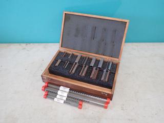 duMONT 4mm, 5mm, 6mm And 8mm Metric Broach Set **LOCATED @ EDMONTON YARD**