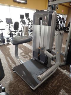 Precor Glute Extension Machine w/ 160lb Weight Stack. SN BA75K17150001