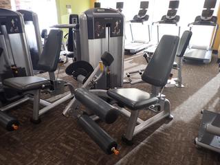 Precor Seated Leg Curl Machine w/ 240lb Weight Stack. SN BA76K17150001