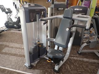 Precor Shoulder Press Machine w/ 200lb Weight Stack. SN BA69K17150001
