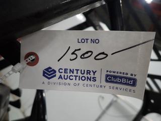 Mitsubishi Caterpillar EC25K Forklift w/ 3-Stage Mast, Side Shift, Hyd Fork Spread, 42in Forks, 21X7X15 Front And 8X6X10 Rear Tires, SN A3EC230305 c/w Hobart Model 1050C3-18R 208/240/480V 3-Phase Charger *Note: Buyer Responsible For Disconnect*