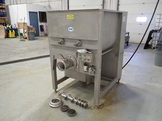 Biro AFMG-56MKIII 208V 3-Phase Industrial Auto-Feed Mixer Grinder. SN 568082