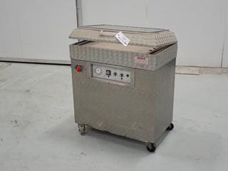 Elpack R1C0 220V 3-Phase Brand Industrial Vacuum Sealer. SN 3877 *Note: Working Condition Unknown*