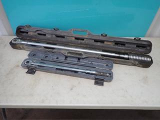 Procore 17-7015 100-600ft-lb 3/4in Torque Wrench c/w Proto 6014C 50-250ft-lb 1/2in Torque Wrench  **Located @ Edmonton Yard**