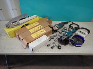 Qty Of 6in Zipcut Discs, Jumbo Contour Markers, Soapstone, One Step Pipe Templets And (2) Makita Angle Grinders **Located @ Edmonton Yard**