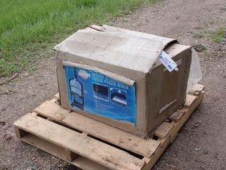 Unused 19.3in X 14.7in X 63in Outdoor Wood & Charcoal Fired Pizza Oven **Located @ Edmonton Yard**