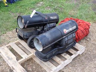 (2) Mr. Heater 140,000 BTU Heaters c/w (1) Heater Duct. SN LN-21014022003437, SN LN-21014022001447 **Located @ Edmonton Yard**