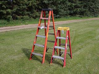 Louisville 4ft Step Ladder c/w 6ft Step Ladder **Located @ Edmonton Yard**