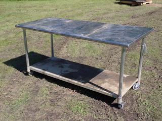 Uline 6ft X 30in X 35in Table  **Located @ Edmonton Yard**