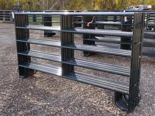 Qty Of (9) 9 1/2ft X 5ft Fence Panels **Located Near Redwater, AB**