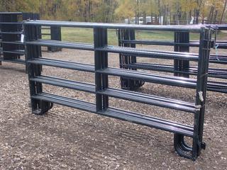 Qty Of (6) 9 1/2ft X 5ft Fence Panels **Located Near Redwater, AB**