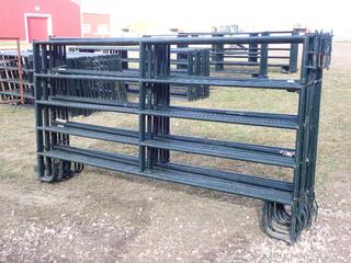 Qty Of (13) 9 1/2ft X 5ft Fence Panels **Located Near Redwater, AB**