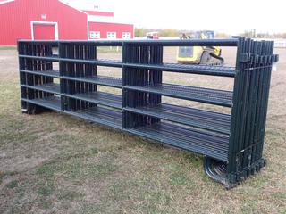 Qty Of (17) 15 1/2ft X 5ft Fence Panels **Located Near Redwater, AB**