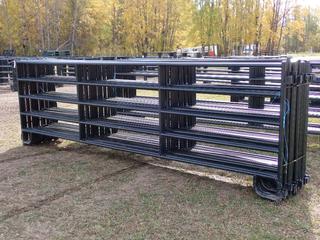 Qty Of (18) 15 1/2ft X 5ft Fence Panels **Located Near Redwater, AB**