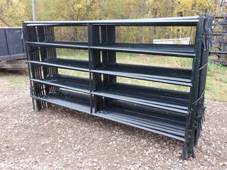 Qty Of (17) 10ft X 5 1/2ft Fence Panels **Located Near Redwater, AB**