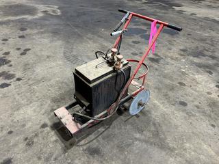 Tar Applicator Cart C/w Heated Pot **Located @ Fort McMurray Airport**