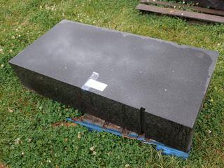 4ft X 28in X 10in Granite Decorative Rock **Located @ Edmonton Yard**