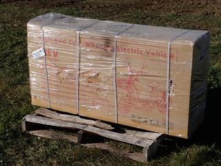 Unused IREV Grey High-End Two Wheeled Electric Vehicle **Located @ Edmonton Yard**