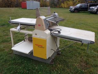 Seewer Rondo SUS63 Dough Sheeter. SN A1222011 *Note: Requires Repairs* **Located @ Edmonton Yard**