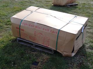 Unused IRGC40 110V 3-Wheeled High-End Mini Golf Cart **Located @ Edmonton Yard**