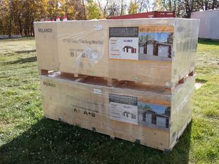 Unused SDLANCH SDL4230TGMS 42ft X 30ft Triple Garage Metal Shed **Located @ Edmonton Yard**