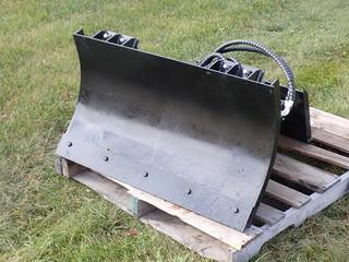 Unused 39in Hydraulic Angle Blade To Fit Mini Skid Steer **Located @ Edmonton Yard**
