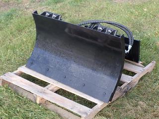 Unused 39in Hydraulic Angle Blade To Fit Mini Skid Steer **Located @ Edmonton Yard**
